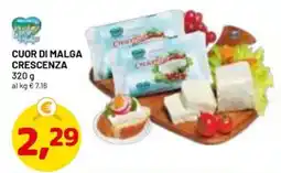 DPiù Cuor di malga crescenza offerta