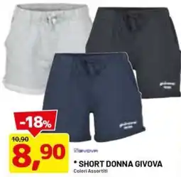 DPiù Short donna givova offerta