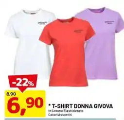 DPiù T-shirt donna givova offerta