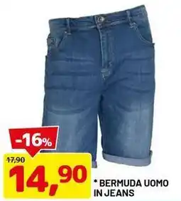 DPiù Bermuda uomo in jeans offerta