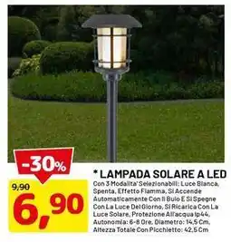 DPiù Lampada solare a LED offerta