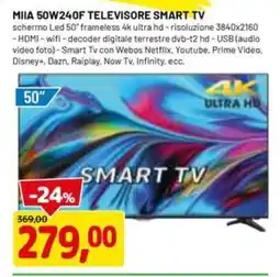 DPiù MIIA 50W24OF televisore smart tv offerta