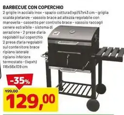 DPiù Barbecue con coperchio offerta