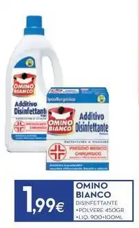 Proshop Omino bianco disinfettante polvere offerta