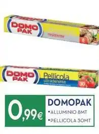 Proshop Domopak alluminio 8mt pellicola 30mt offerta