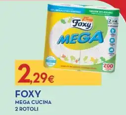 Proshop Foxy mega cucina 2 rotoli offerta