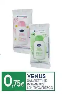 Proshop Venus salviettine intime x12 lenitivo/fresco offerta