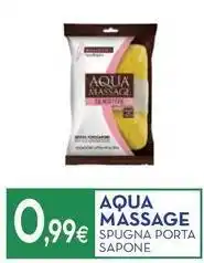 Proshop Aqua massage spugna porta sapone offerta