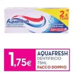 Proshop Aquafresh dentifricio pacco doppio offerta