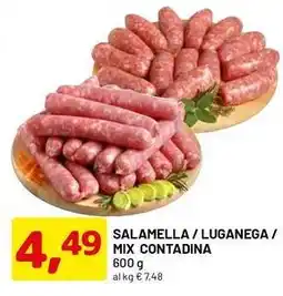 DPiù Salamella/luganega / mix contadina offerta