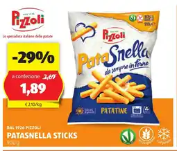 ALDI Dal 1926 pizzoli patasnella sticks offerta