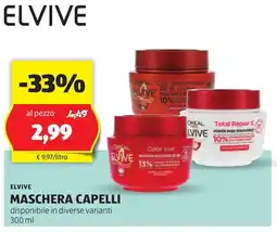 ALDI Elvive maschera capelli offerta