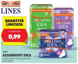 ALDI Lines assorbenti idea offerta