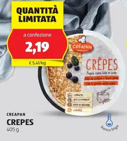 ALDI Creapan crepes offerta