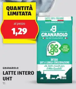 ALDI Granarolo latte intero uht offerta