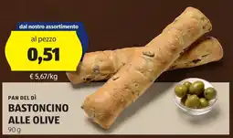 ALDI Pan del dì bastoncino alle olive offerta