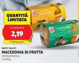 ALDI Sweet valley macedonia di frutta offerta