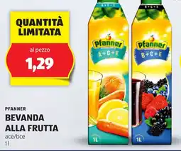 ALDI Pfanner bevanda alla frutta offerta