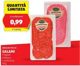 ALDI Freschi per te salami offerta