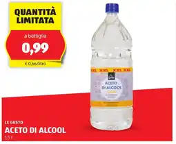 ALDI Le gusto aceto di alcool offerta