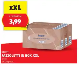 ALDI Kokett fazzoletti in box xxl offerta