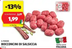 ALDI Il podere bocconcini di salsiccia offerta