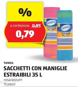 ALDI Tandil sacchetti con maniglie estraibili offerta