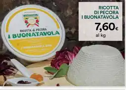 Coop Ricotta di pecora i buonatavola offerta