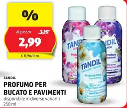 ALDI Tandil profumo per bucato e pavimenti offerta
