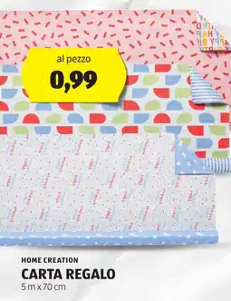 ALDI Home creation carta regalo offerta