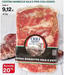 Coop Costina barbecue sale e pepe cioli egidio offerta