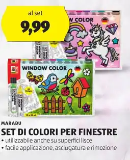 ALDI Marabu set di colori per finestre offerta