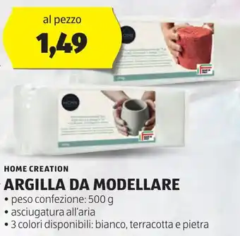 ALDI Home creation argilla da modellare offerta