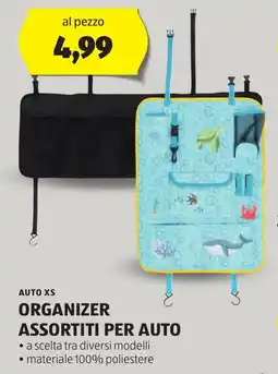 ALDI Auto xs organizer assortiti per auto offerta