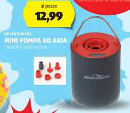 ALDI Adventuridge mini pompa ad aria offerta