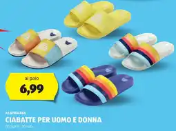 ALDI Aldimania ciabatte per uomo e donna offerta