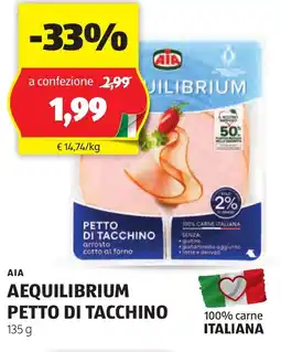 ALDI Aia aequilibrium petto di tacchino offerta