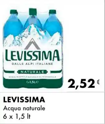 Iper Tosano LEVISSIMA Acqua naturale offerta