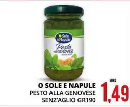 Mazzeo Giocattoli O sole e napule pesto alla genovese senz'aglio offerta