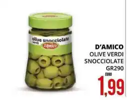 Mazzeo Giocattoli D'amico olive verdi snocciolate offerta