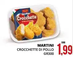 Mazzeo Giocattoli Martini crocchette di pollo offerta