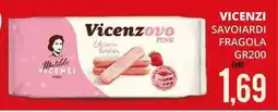 Mazzeo Giocattoli Vicenzi savoiardi fragola offerta