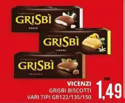 Mazzeo Giocattoli Vicenzi grisbi biscotti vari tipi offerta