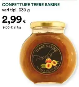 Coop Confetture terre sabine vari tipi, offerta