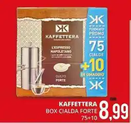 Mazzeo Giocattoli Kaffettera box cialda forte 75+10 offerta