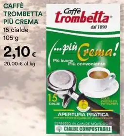 Coop Caffè trombetta più crema offerta