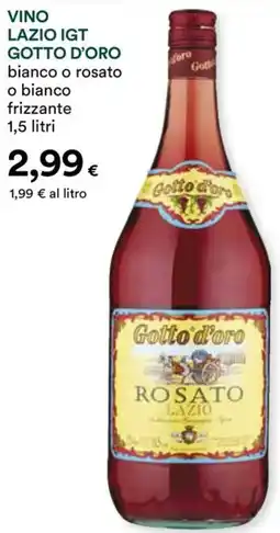 Coop Vino lazio igt gotto d'oro offerta