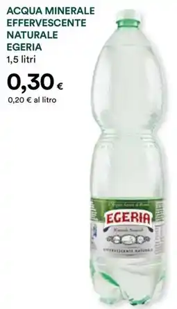 Coop Acqua minerale effervescente naturale egeria offerta