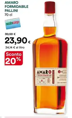 Coop Amaro formidabile pallini offerta