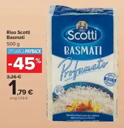 Carrefour Market Riso Scotti Basmati offerta